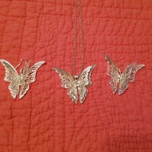 Sterling silver jewelry set